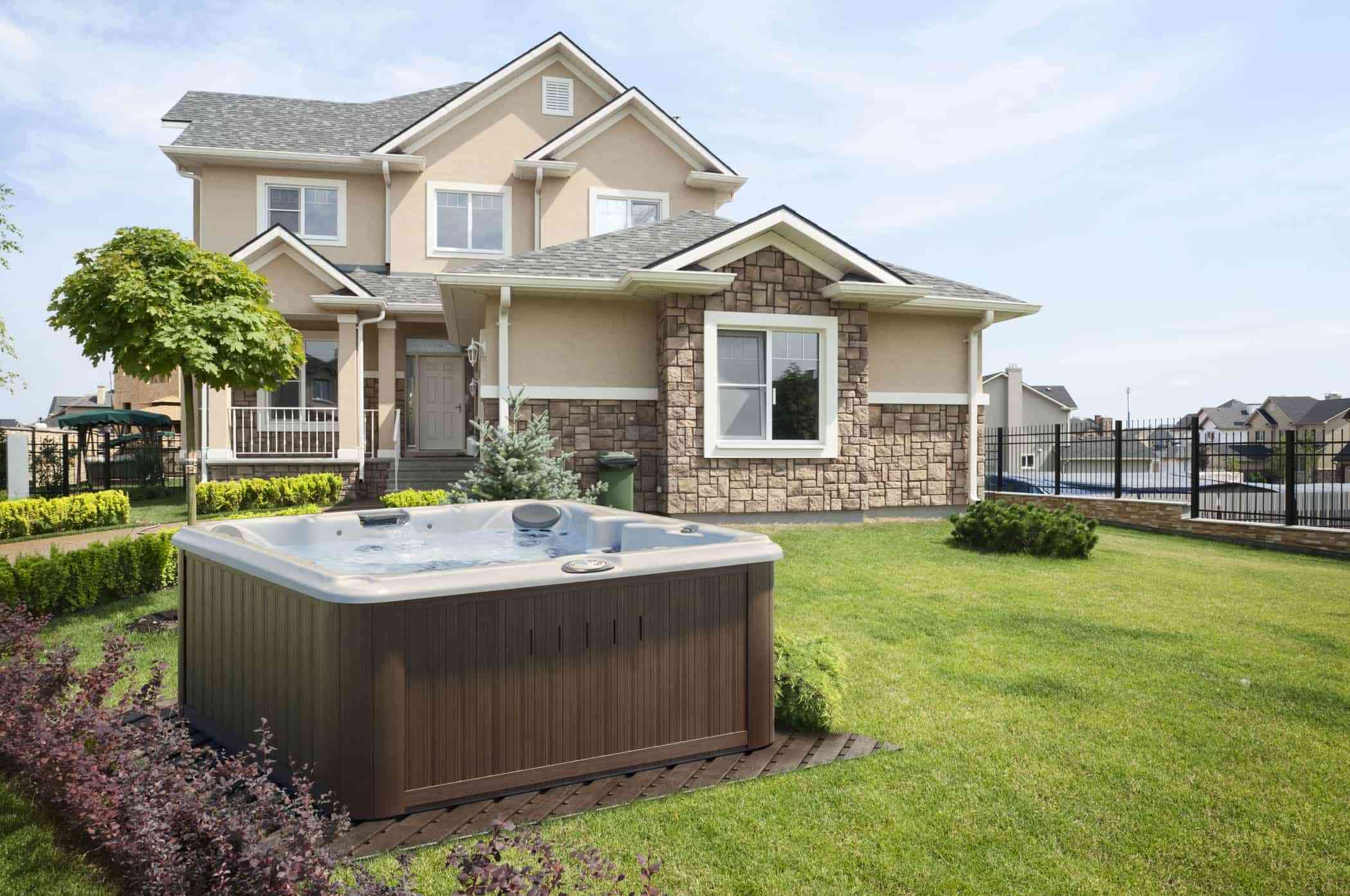Stay Healthy with a backyard outdoor jacuzzi hot tub